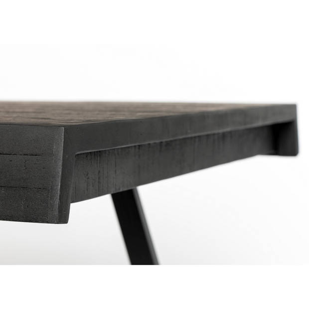 Sauda eettafel 220 cm zwart