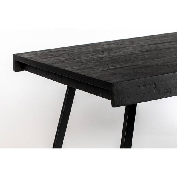 Sauda eettafel 160 cm zwart