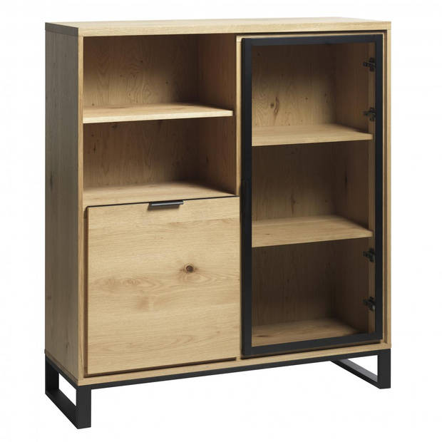 Rasmus eiken kabinet - 138 cm - naturel