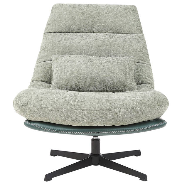 Beliani TOVIK - Fauteuil-Groen-Chenille