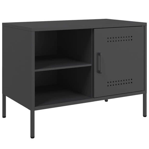 vidaXL Tv-meubelen 2 st 68x39x50,5 cm staal zwart