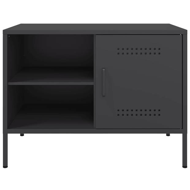 vidaXL Tv-meubelen 2 st 68x39x50,5 cm staal zwart