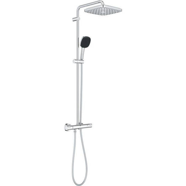 Douchezuil met thermostatische mengkraan - Waterbesparend - GROHE Vitalio Comfort 250 - Chroom - 26696001