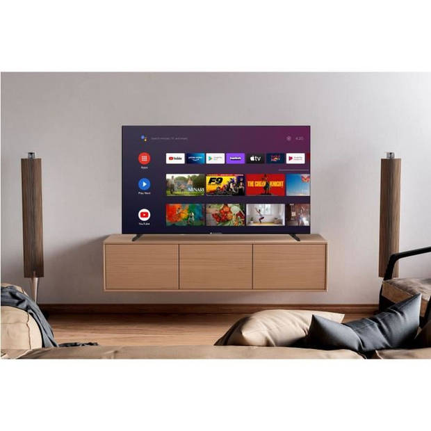 continental edison celed65saqld24b3 - qled uhd 4k tv 65“ (164cm) - android smart tv