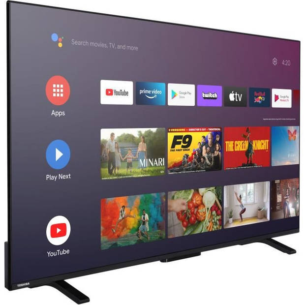 led-tv - toshiba - 55ua2363dg - 55'' (140 cm) - 4k uhd 3840x2160 - dolby vision - android smart tv - 3xhdmi