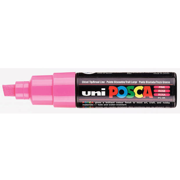 uni-ball Paint Marker op waterbasis Posca PC-8K roze