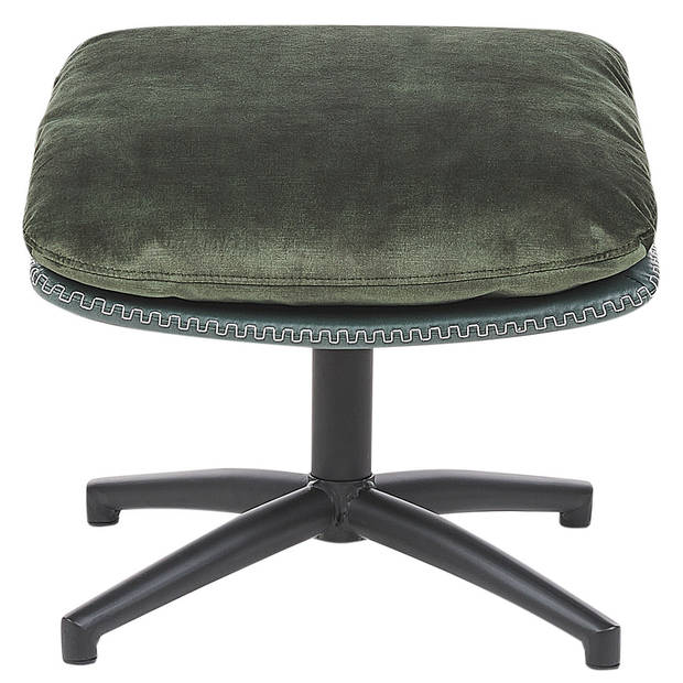 Beliani EIDE - Fauteuil-Groen-Fluweel