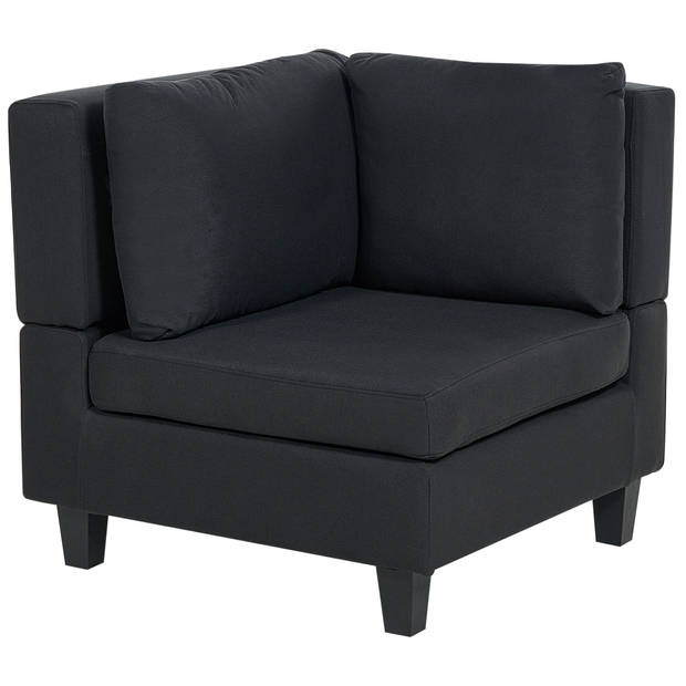 Beliani FEVIK - Modulaire Sofa-Zwart-Polyester