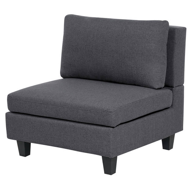 Beliani UNSTAD - Modulaire Sofa-Grijs-Polyester