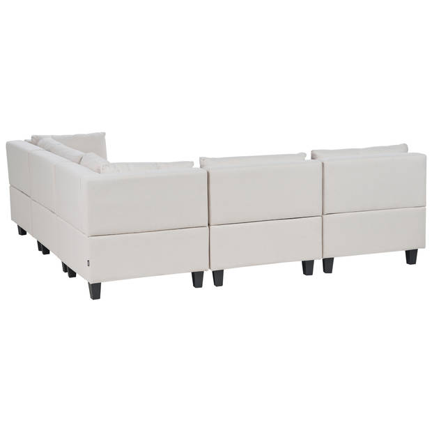 Beliani FEVIK - Modulaire Sofa-Beige-Polyester