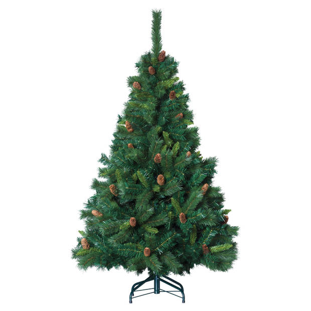 4goodz Royal Majestic Spar - Kerstboom met Dennenappels 210 cm