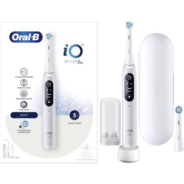 Oral-B iO 6N - Elektrische Tandenborstel - Wit