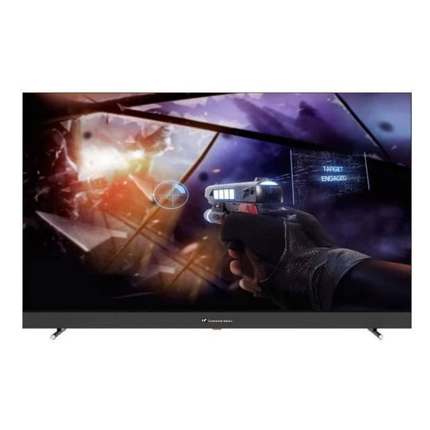 Continental Edison - led tv - 4k uhd qled 144hz - 55 (139 cm) - smart google tv - wifi bluetooth - 4xhdmi