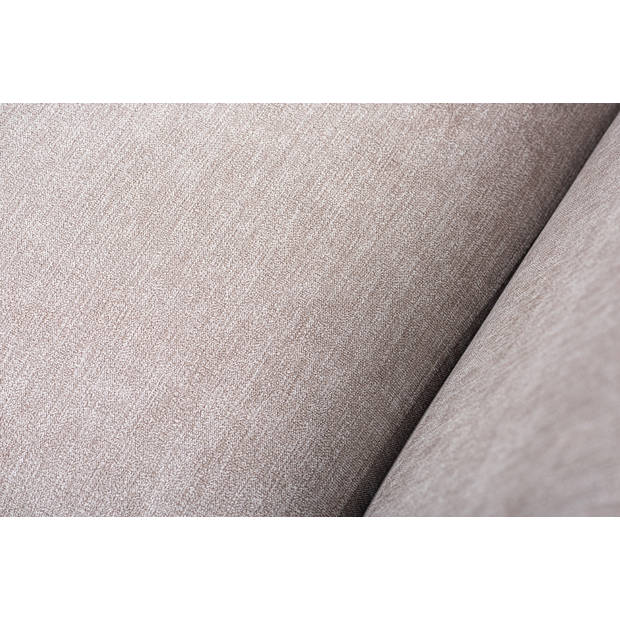 Giga Meubel - Chaise Longue Bank - Beige/Zwart - 3-Zits Rechts - Orinoco