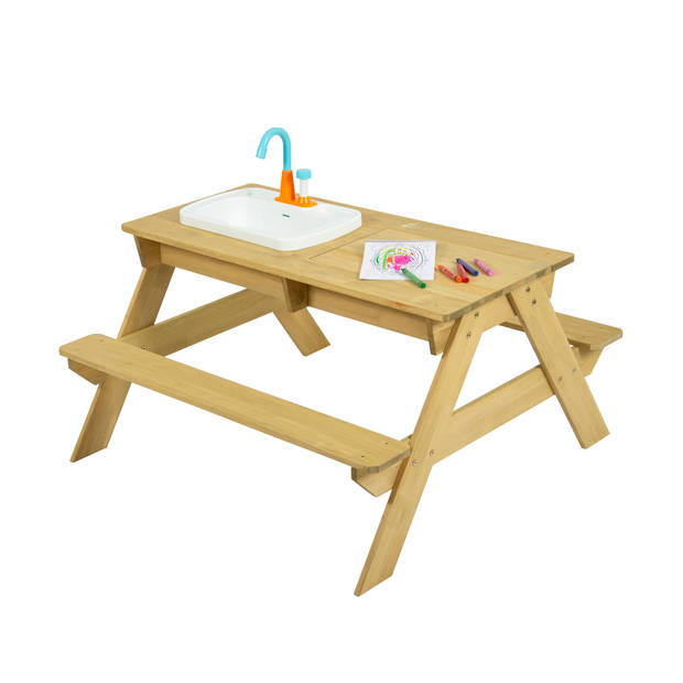 TP Toys Houten Speeltafel & Moddertafel Neushoorn - met wastafel TP274U