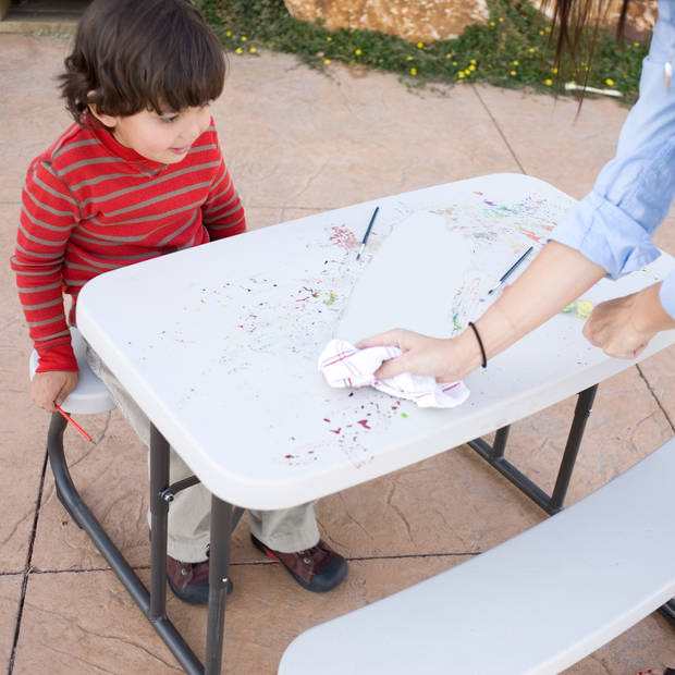 Lifetime Picknicktafel Kinderen Opvouwbaar - Kindertafel Crème