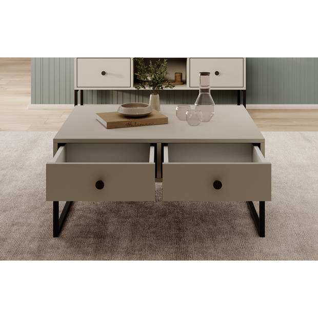 Meubella Salontafel Lyndall - Beige - 77 cm