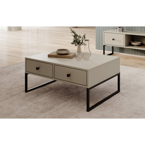 Meubella Salontafel Lyndall - Beige - 77 cm