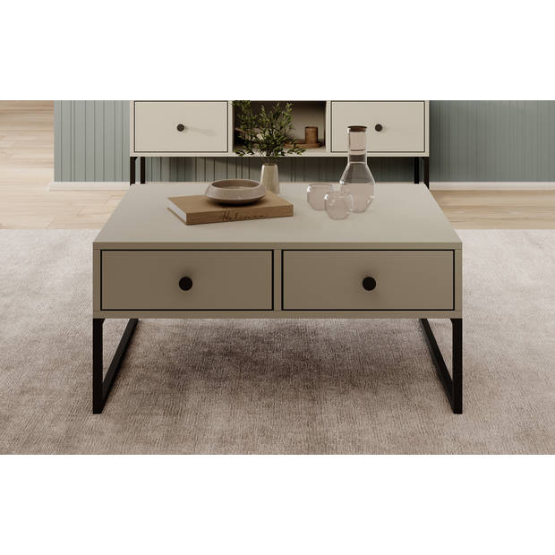 Meubella Salontafel Lyndall - Beige - 77 cm