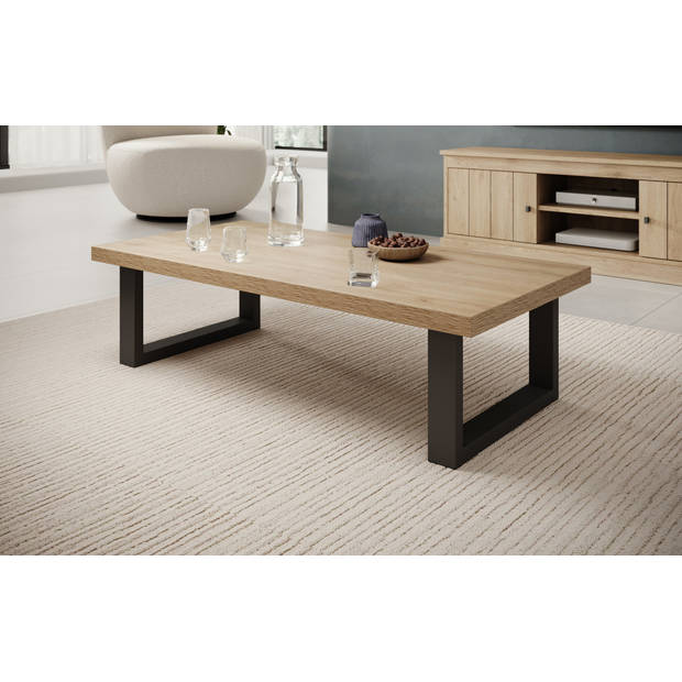 Meubella Salontafel Vince - Eiken - 130 cm