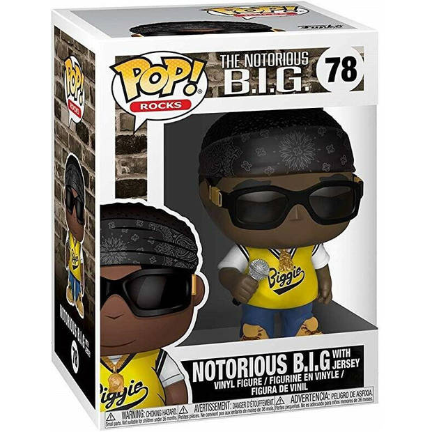 Pop Rocks: Notorious B.I.G. in Jersey Funko Pop #78