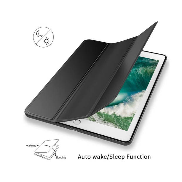 HEM Siliconen iPad Hoes geschikt voor iPad 10.5 (2017/2019) - iPad Pro 10.5 (2017) - iPad Air 3 10.5 (2019) - Zwart -