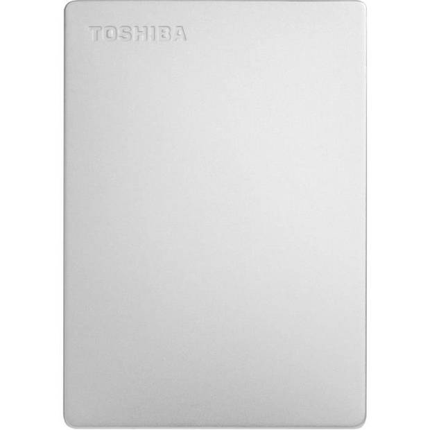 Externe harde schijf - Toshiba - Canvio Slim - 2 tot - zilver