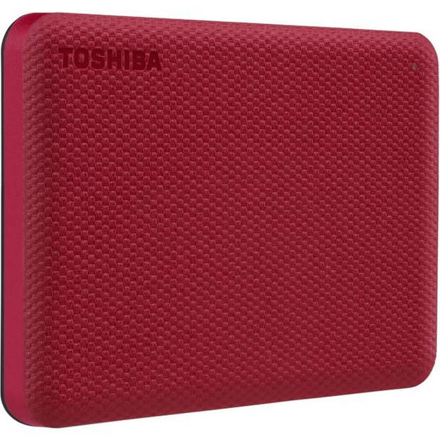 Externe harde schijf - Toshiba - Canvio Advance - 4 tot - rood