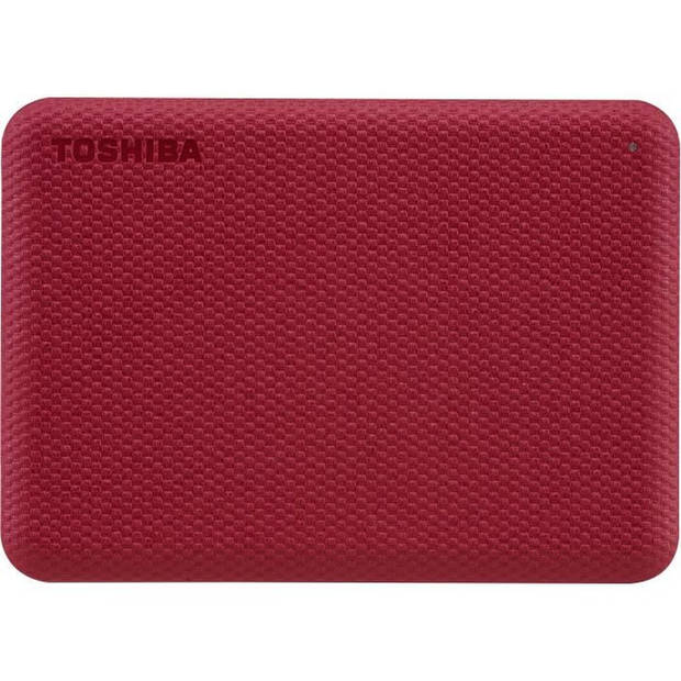 Externe harde schijf - Toshiba - Canvio Advance - 4 tot - rood