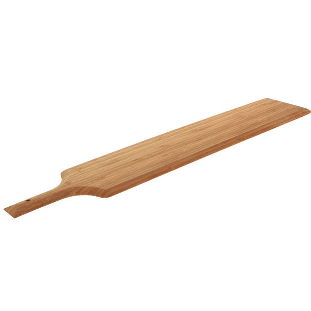 Excellent Housewaere Serveerplank/amuse/tapas hapjes plank - 75 x 14 x 20 cm - bamboe hout - borrelplank - Serveerplanke