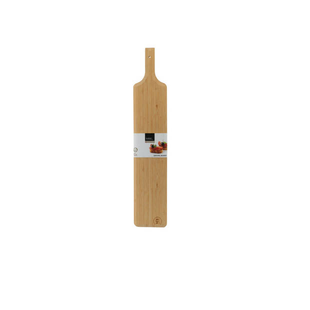 Excellent Housewaere Serveerplank/amuse/tapas hapjes plank - 75 x 14 x 20 cm - bamboe hout - borrelplank - Serveerplanke