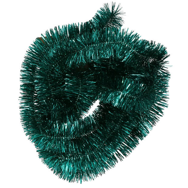 Inge Christmas Goods kerstslinger - groen - folie - 270 cm - lametta - Kerstslingers