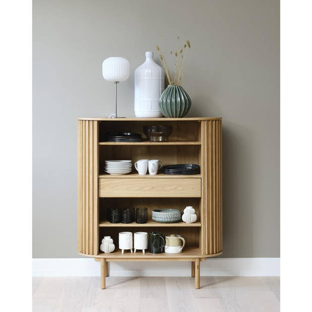 Leif eiken kabinet - 110 cm - naturel