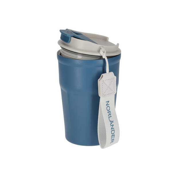 Norlander Thermosfles Malmo - 350 ML - RVS fles - Tot 100 graden - Blauw