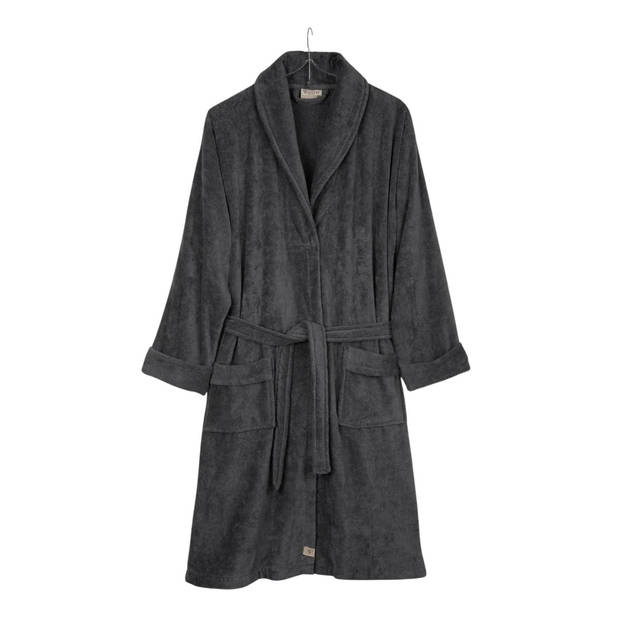 Walra Badjas Casual Robe - S/M - 100% Katoen (BCI) - Antraciet