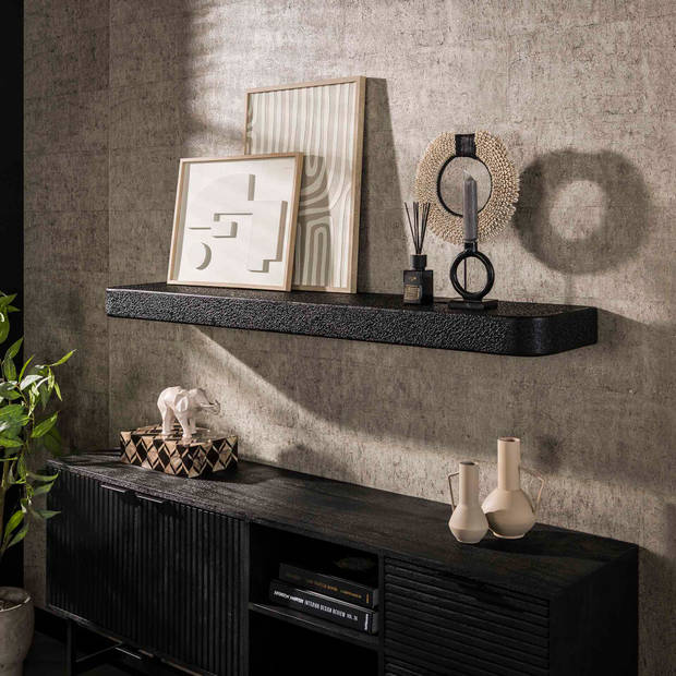 Hoyz Collection - Wandplank 150cm Metallic - Grijs