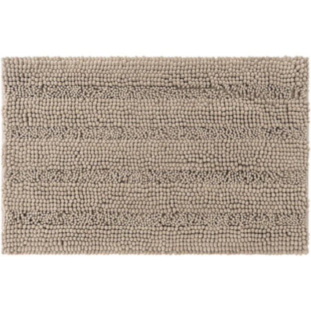 Oliva's - Badmat - Douchemat antislip - WC mat - 50x80 cm - Taupe