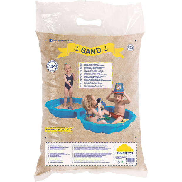 Paradiso Toys speelzand gewassen 15 kg