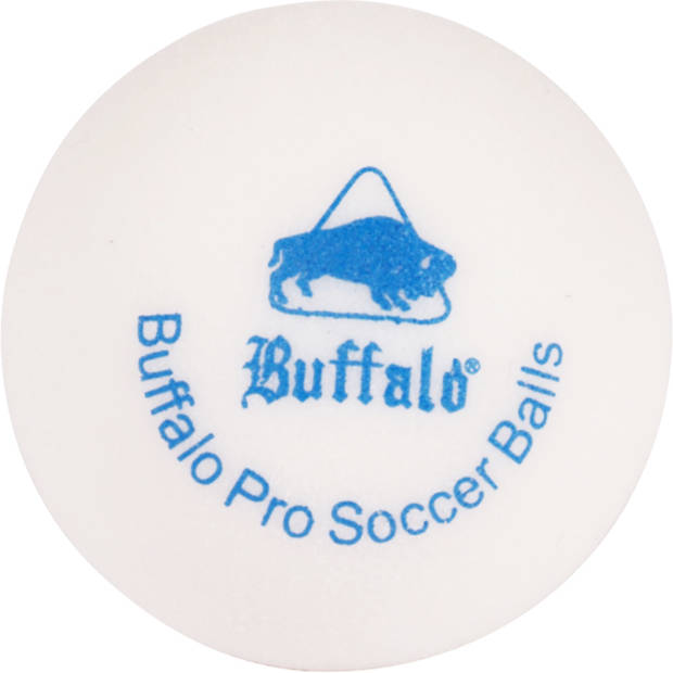 Buffalo Pro tafelvoetbal balletjes set/6pcs white