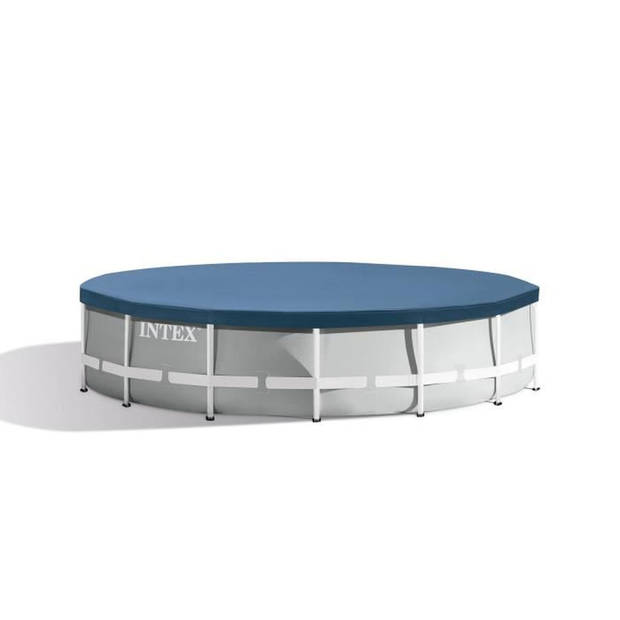 INTEX Buisvormig zwembadpakket prismaframe - Ø457 x 106 cm