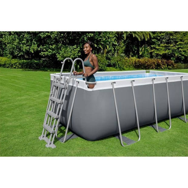 Power Steel 412 x 201 x 122 cm boven -ground pool, zandfilter, schaal, ChemConnect diffuser