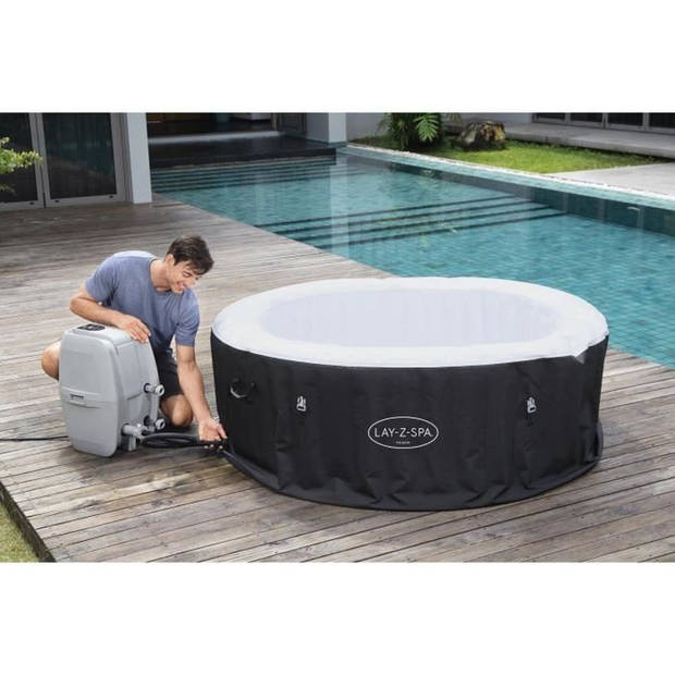 BESTWAY Lay-Z-Spa Miami ronde opblaasbare spa - 2 tot 4 personen - 180 x 66 cm