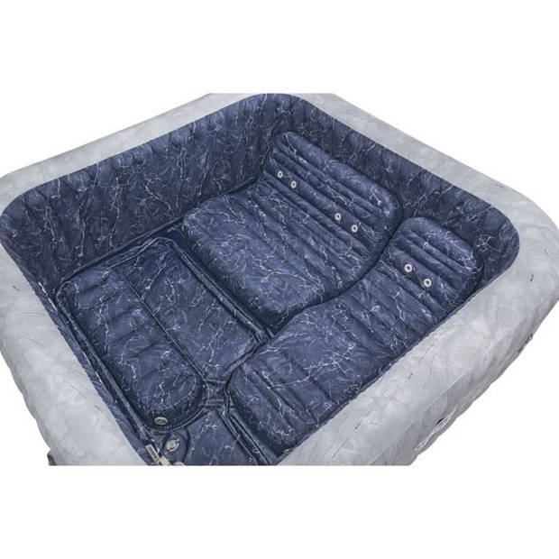 BESTWAY opblaasbare spa - Lay-Z-Spa San Francisco Hydrojet Pro - 230 x 230 x 71 cm - 5/7 plaatsen - Vierkant