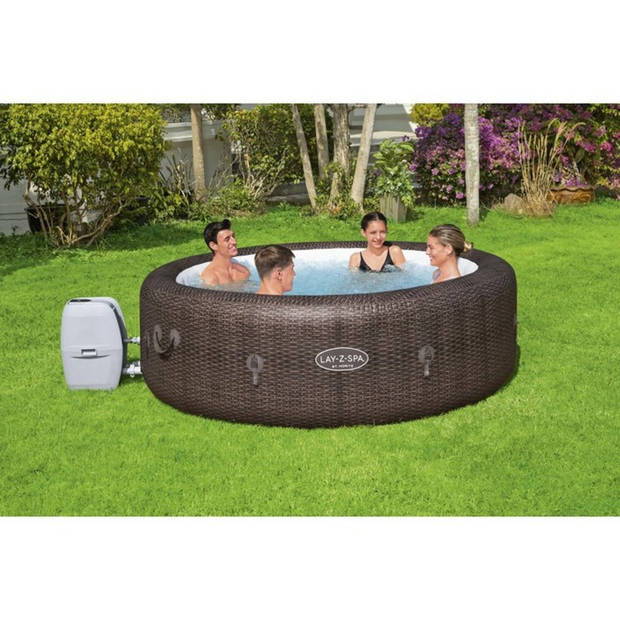 Lay-Z-Spa St Moritz opblaasbare spa - 5/7 plaatsen - Diameter 216 x 71 cm - 180 luchtjets