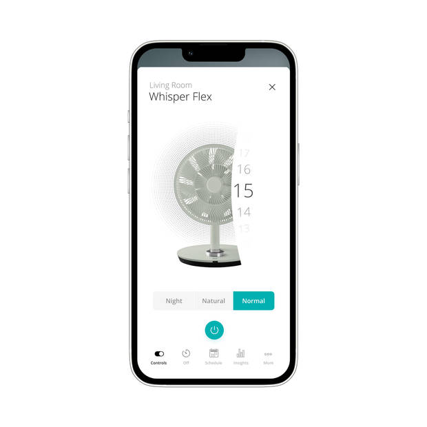 Duux Whisper Flex - Smart Statiefventilator met Dock & Accu - Staande Ventilator & Tafelventilator - Sage