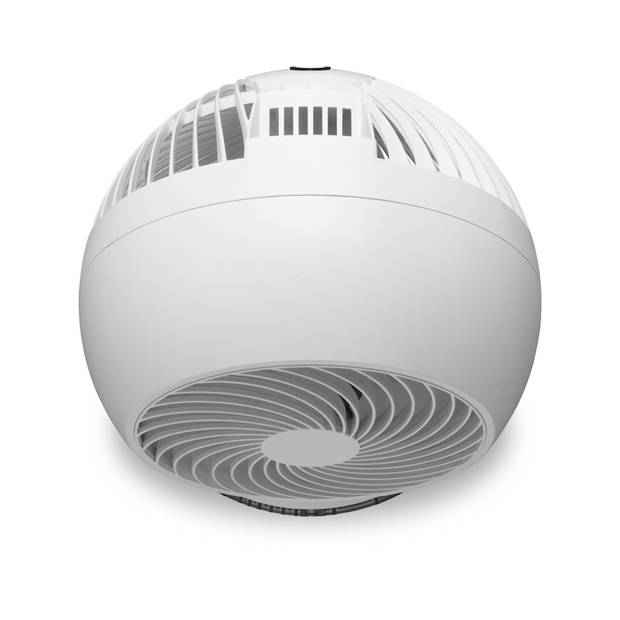 Duux Globe Tafelventilator Wit - Stille Ventilator 13dB - 3 snelheden - Horziontaal + Verticaal draaien