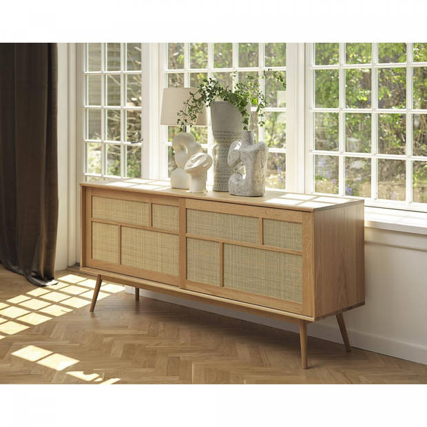 Ivar eiken dressoir - 180 cm - naturel