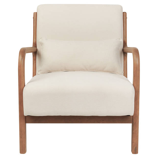 Beliani SKOVDE - Fauteuil-Beige-Polyester