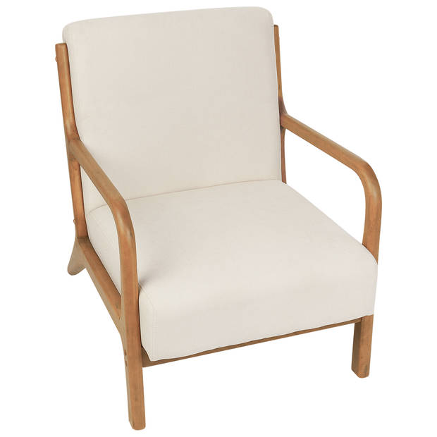 Beliani SKOVDE - Fauteuil-Beige-Polyester