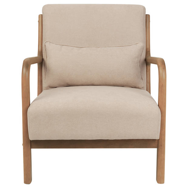 Beliani SKOVDE - Fauteuil-Beige-Polyester